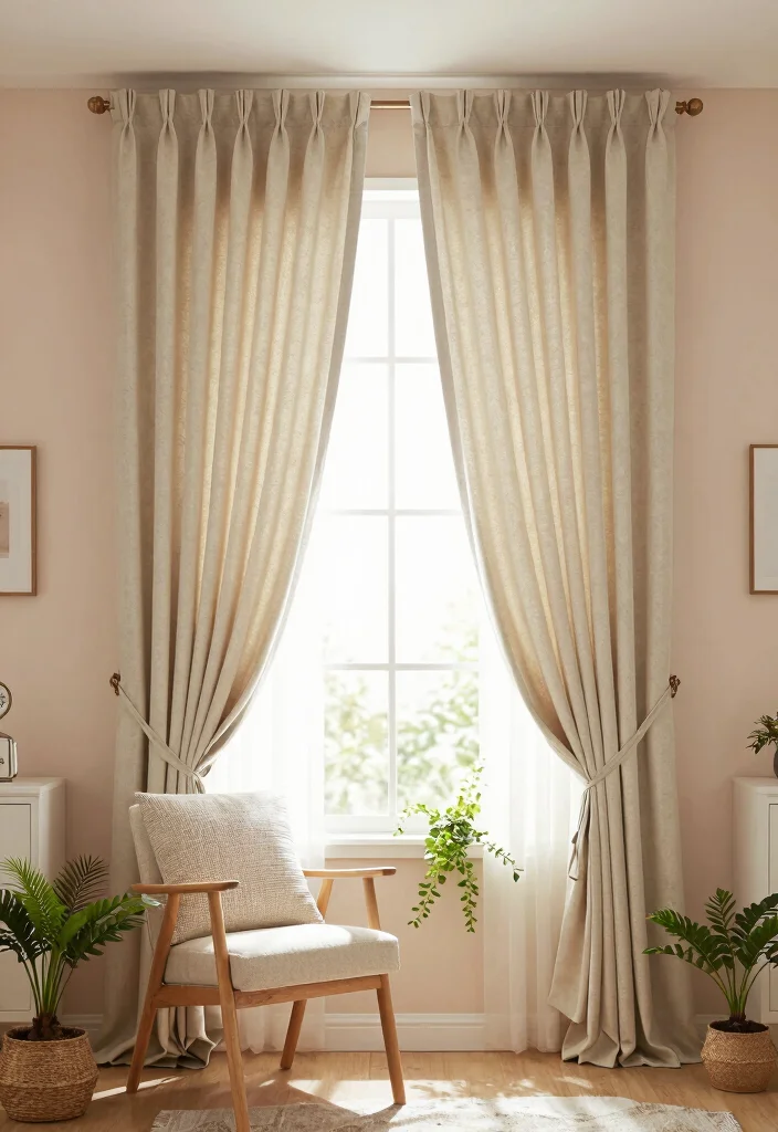 10 Blackout Curtain Bedroom Ideas for Better Sleep 8. Utilizing Window Corners for Functionality 0