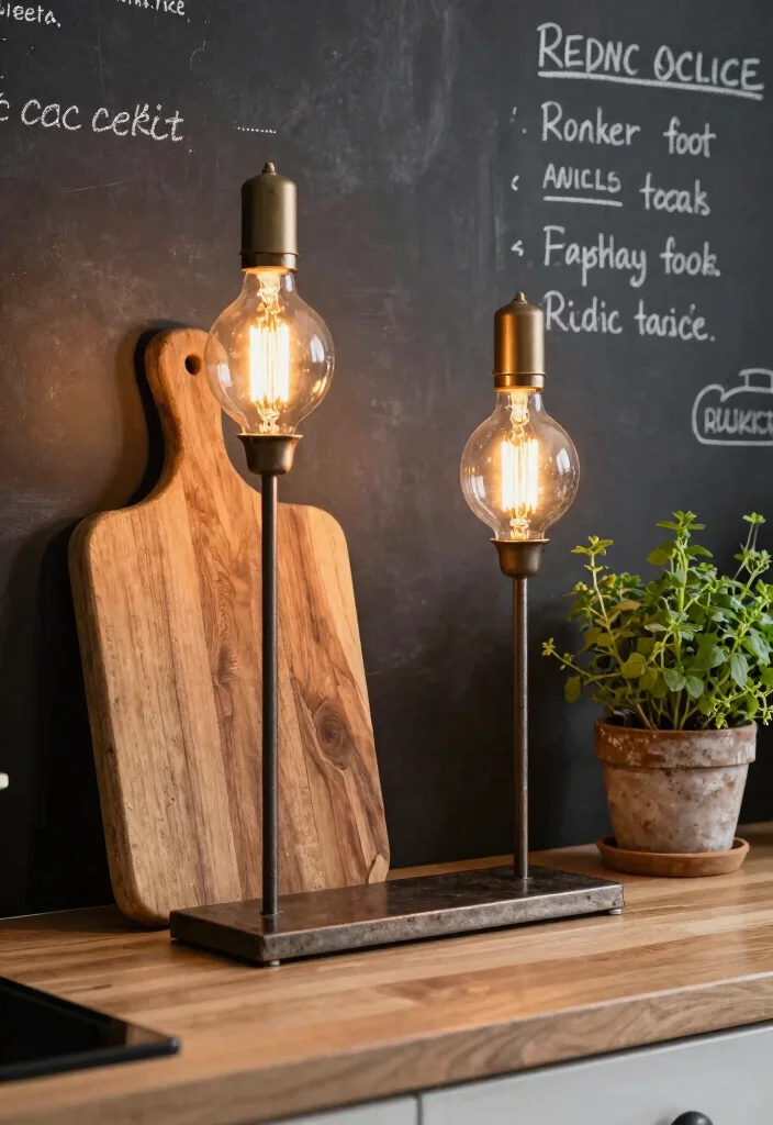 10 Kitchen Counter Lamp Ideas for Cozy Lighting 3. Edison Bulb Lamps 0