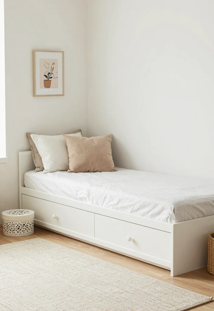 10 Living Room Daybed Ideas for Flexible Seating 9. Smart Storage Solutions 0