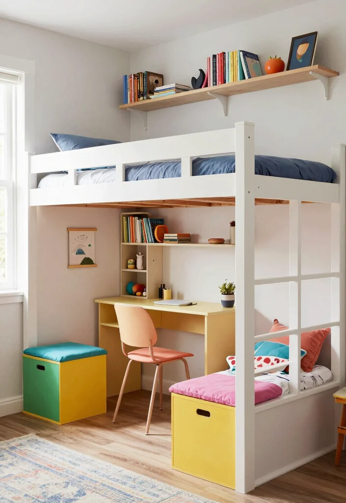10 Shared Sister Bedroom Ideas That Feel Balanced 2. Space Saving Furniture Solutions 0
