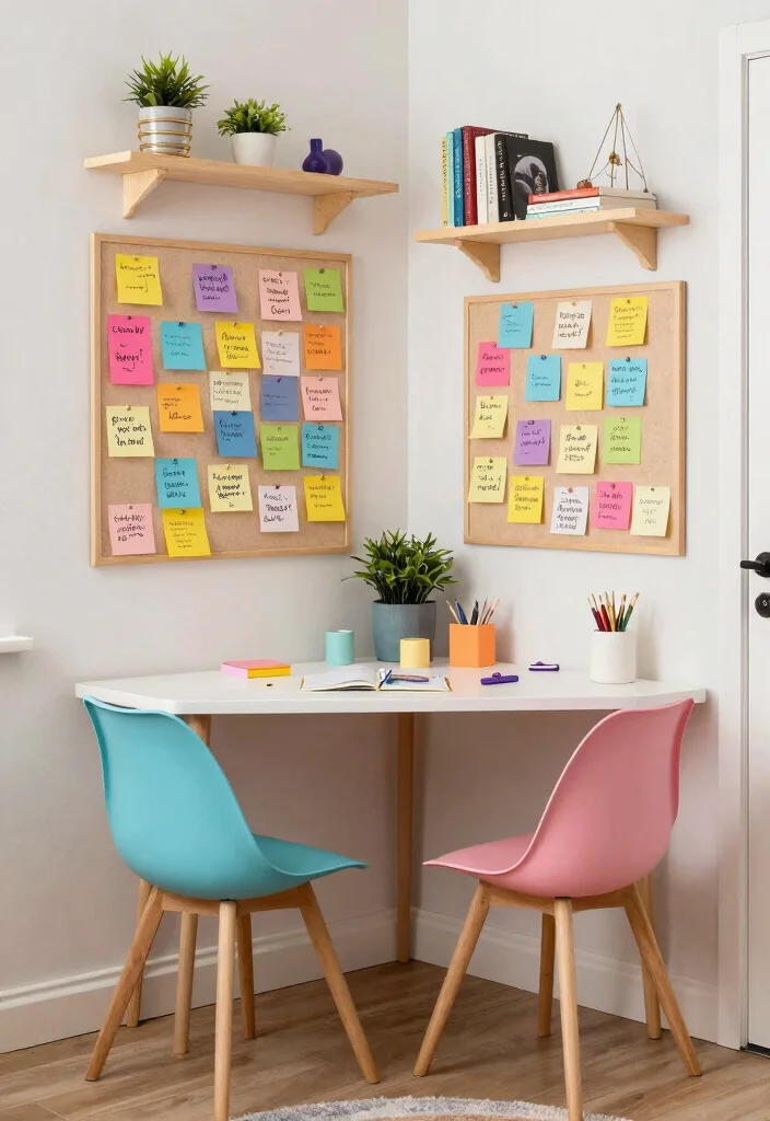 10 Shared Sister Bedroom Ideas That Feel Balanced 5. Shared Study Nook 0