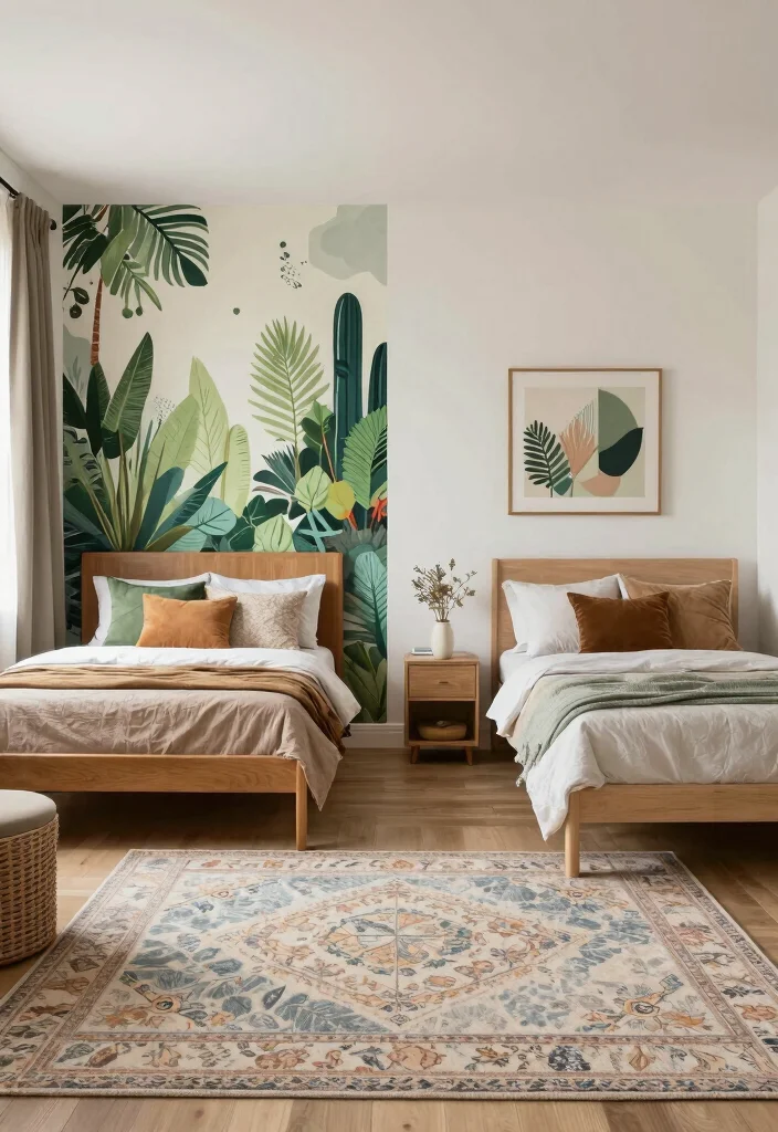 10 Shared Sister Bedroom Ideas That Feel Balanced 6. Thematic Zones 0