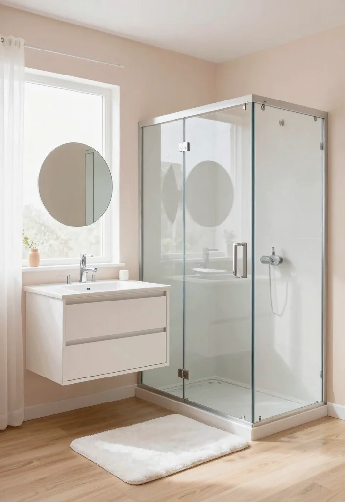 10 Small Bathroom Decorating Ideas That Feel Fresh and Open 1 10 Small Bathroom Decorating Ideas That Feel Fresh and Open 1. Use Light Colors to Create an Illusion of Space 0