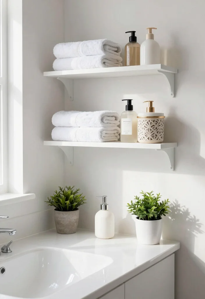 10 Small Bathroom Decorating Ideas That Feel Fresh and Open 60 10 Small Bathroom Decorating Ideas That Feel Fresh and Open 10. Keep Clutter to a Minimum 0