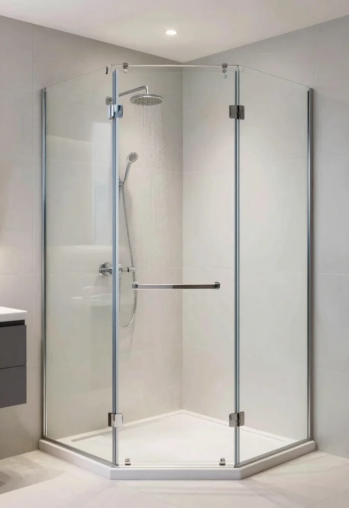 10 Small Bathroom Decorating Ideas That Feel Fresh and Open 37 10 Small Bathroom Decorating Ideas That Feel Fresh and Open 7. Opt for Clear or Open Shower Enclosures 0