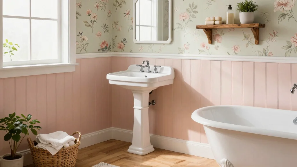 10 Small Bathroom Wainscoting Ideas for Classic Detail