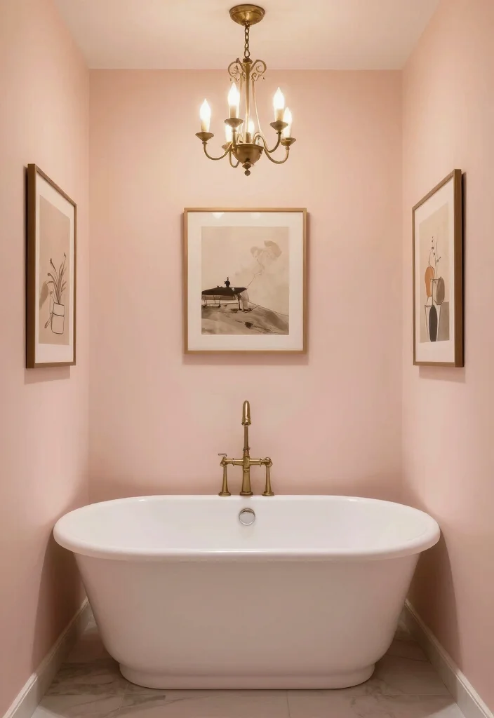 10 Small Bathroom with Bathtub Ideas That Actually Work 8. Modern Vintage Fusion 0