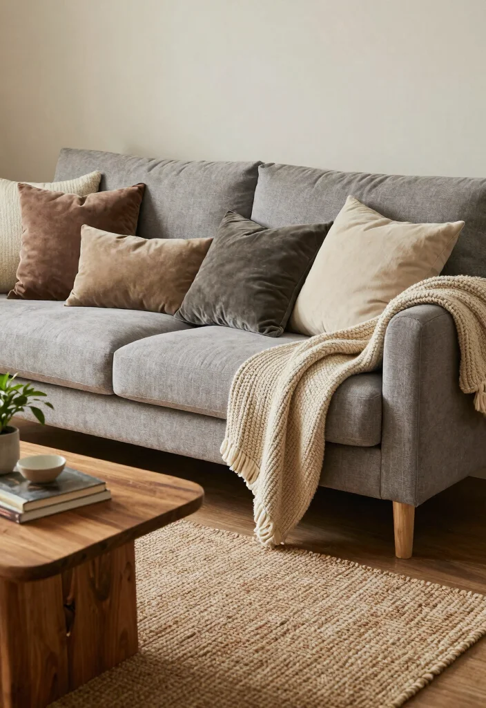 10 Small Cozy Living Room Ideas That Feel Inviting 2. Layered Textures 0