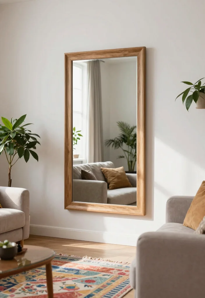 10 Small Cozy Living Room Ideas That Feel Inviting 6. Mirrors for Depth 0