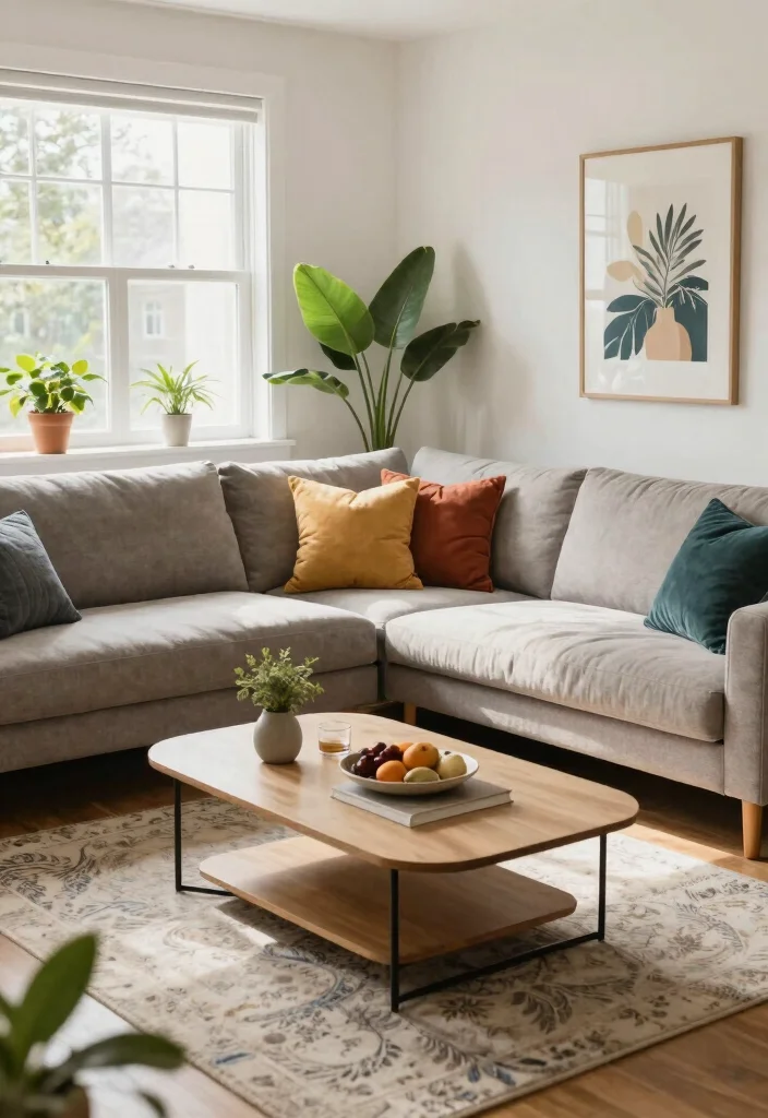 10 Small Living Room Sofa Ideas That Fit Comfortably 3. Corner Sectional Sofa 0