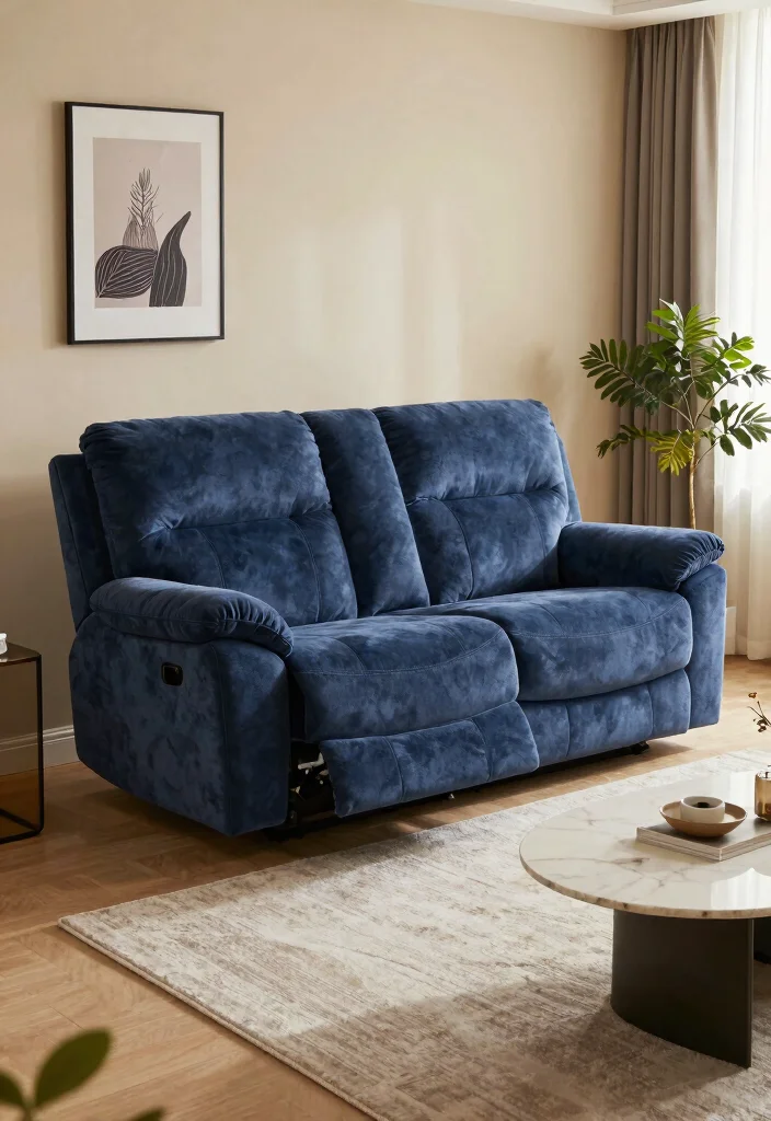 10 Small Living Room Sofa Ideas That Fit Comfortably 5. Luxury Reclining Sofa 0