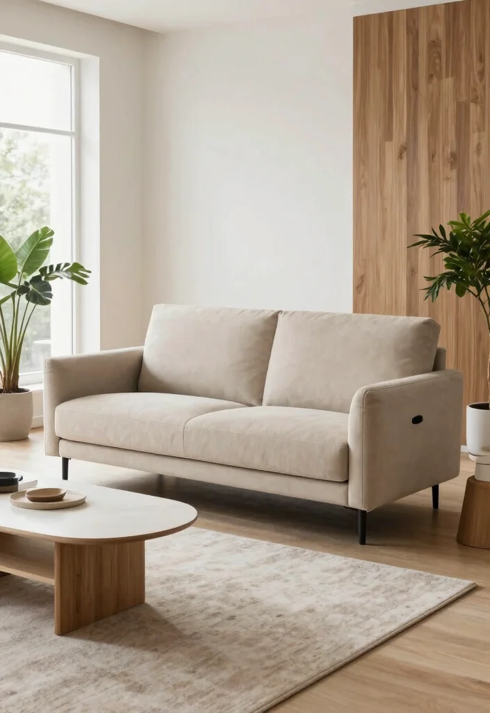 10 Small Living Room Sofa Ideas That Fit Comfortably 9. Minimalist Love Seat 0