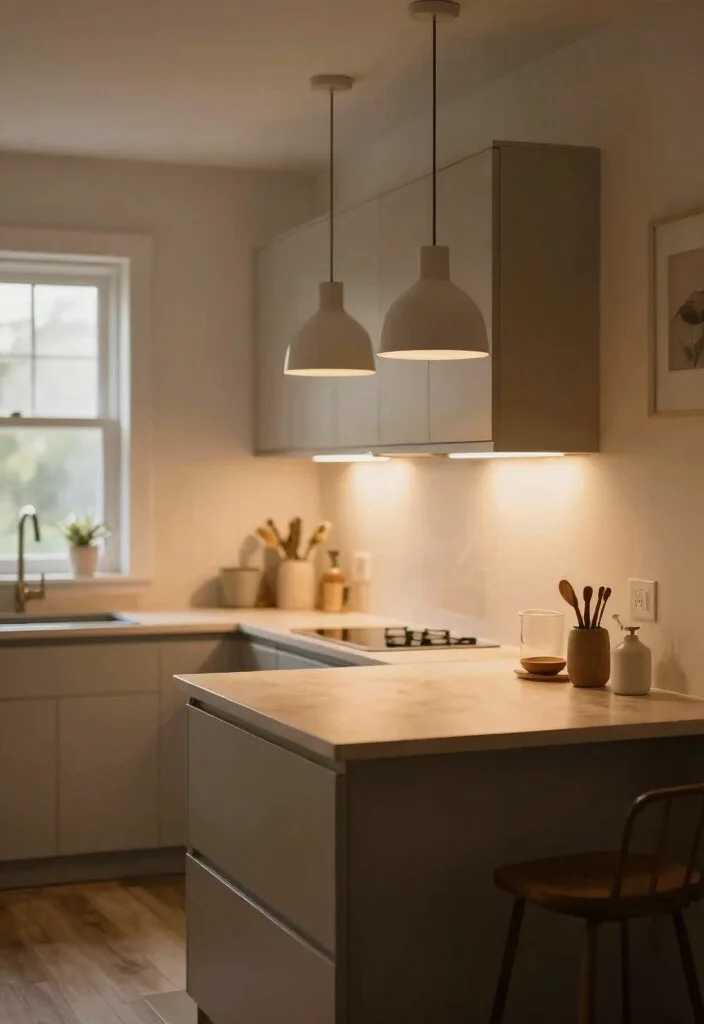 10 Small Narrow Kitchen Ideas That Improve Flow 50 10 Small Narrow Kitchen Ideas That Improve Flow 10. Bright Functional Lighting 0