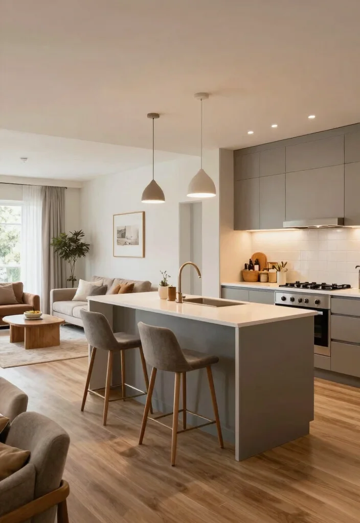 10 Small Narrow Kitchen Ideas That Improve Flow 47 10 Small Narrow Kitchen Ideas That Improve Flow 7. Open Concept Layout 0