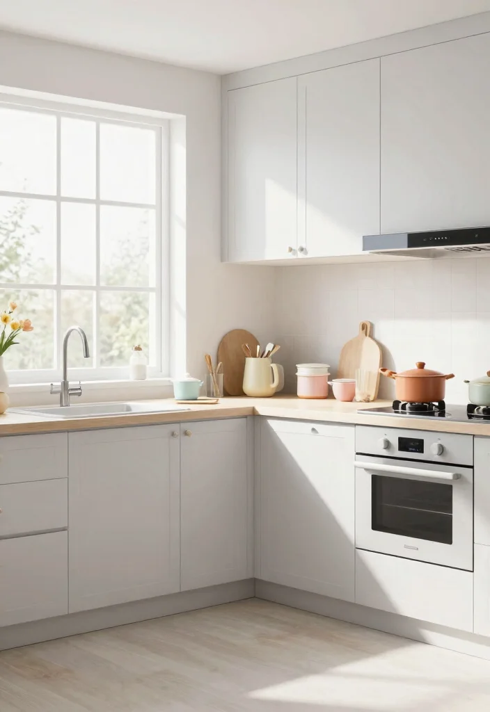 10 Small Narrow Kitchen Ideas That Improve Flow 48 10 Small Narrow Kitchen Ideas That Improve Flow 8. Light and Bright Color Schemes 0