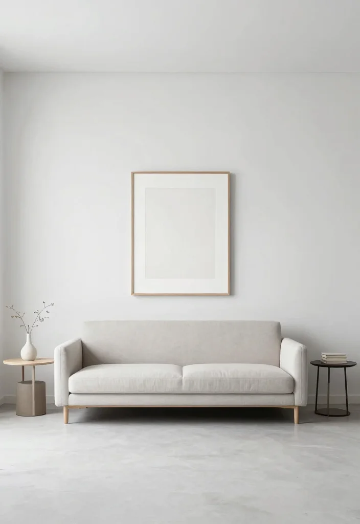 10 Small Narrow Living Room Ideas That Feel Open 5. Embrace Minimalist Decor 0