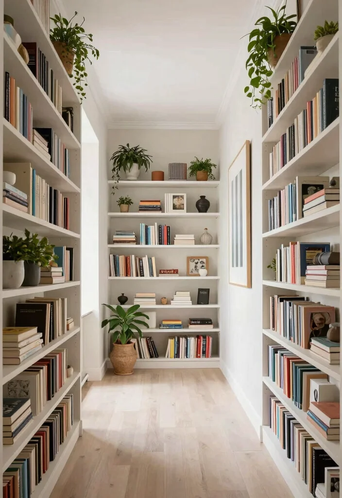 10 Small Narrow Living Room Ideas That Feel Open 6. Use Vertical Space 0