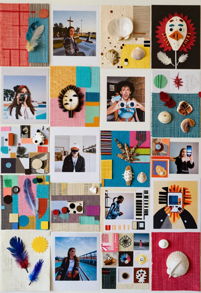 12 Aesthetic Bedroom Picture Wall Ideas with Personal Style 39 12 Aesthetic Bedroom Picture Wall Ideas with Personal Style 9. Mixed Media Magic 0