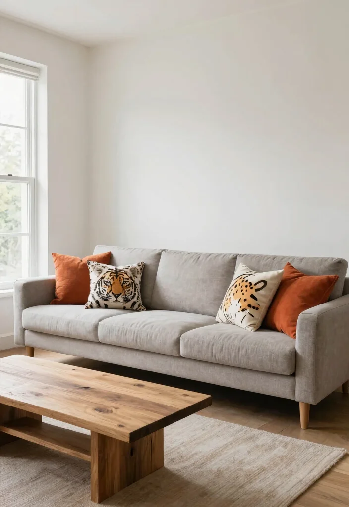 12 Animal Print Living Room Ideas with Bold Flair 61 12 Animal Print Living Room Ideas with Bold Flair 11. Mixing Animal Prints with Solid Colors 0