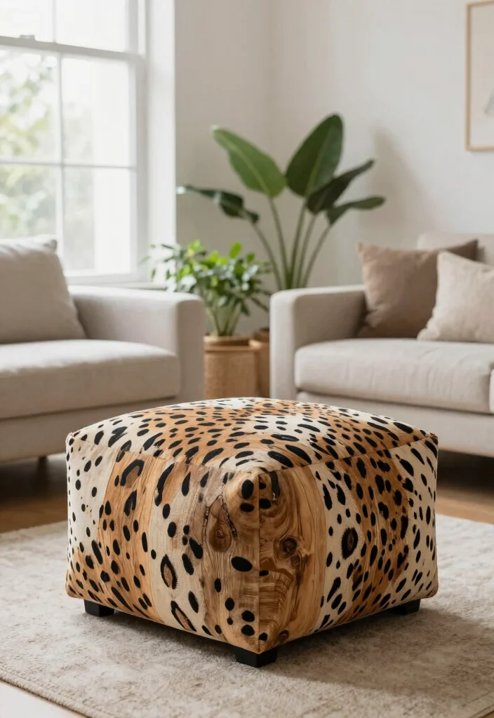 12 Animal Print Living Room Ideas with Bold Flair 37 12 Animal Print Living Room Ideas with Bold Flair 7. Eco Conscious Animal Print Furniture 0
