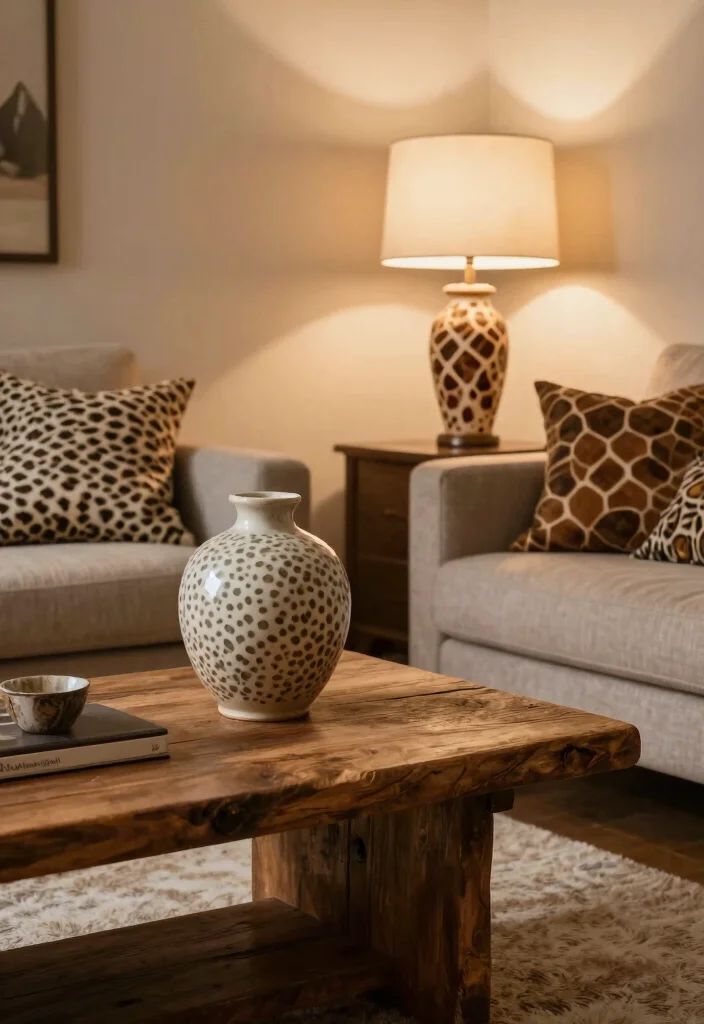 12 Animal Print Living Room Ideas with Bold Flair 59 12 Animal Print Living Room Ideas with Bold Flair 9. Unique Animal Print Decor Accessories 0