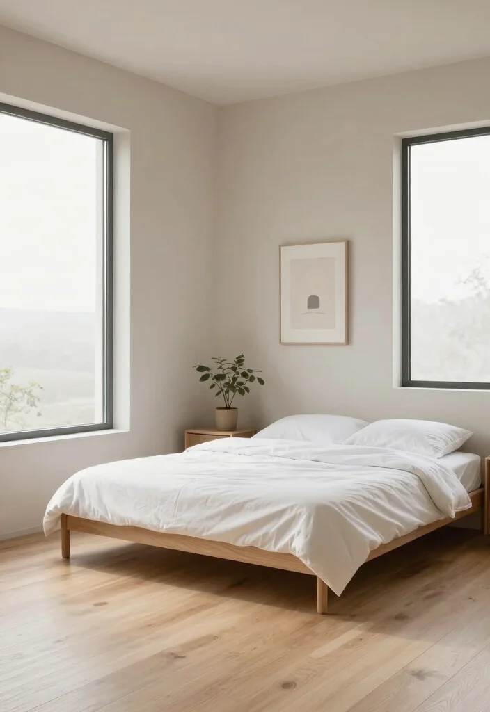 12 Apartment Bedroom Ideas with Practical Layouts 4. Embrace Minimalism 0