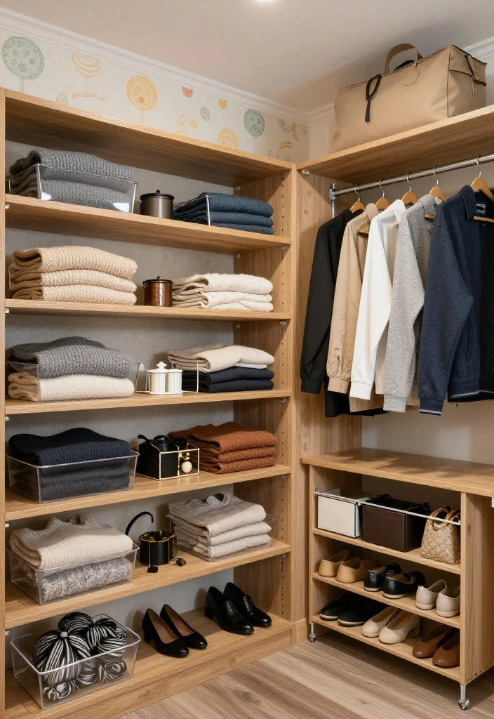 12 Apartment Bedroom Ideas with Practical Layouts 7. Customize Your Closet Space 0