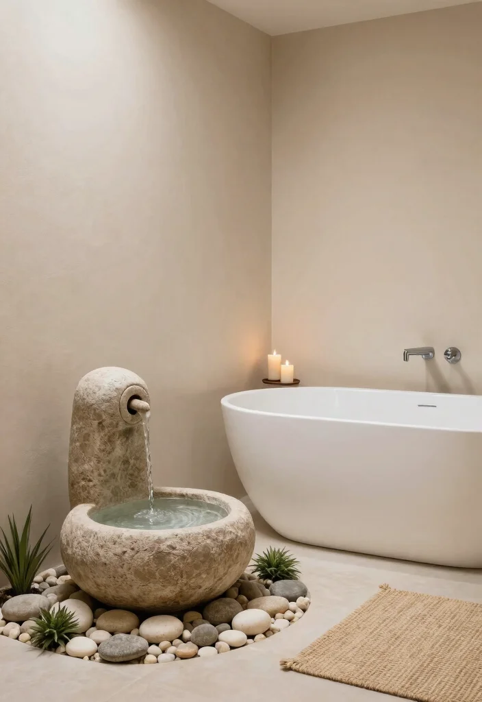 12 Bali Bathroom Ideas for a Serene Resort Style Feel 13 12 Bali Bathroom Ideas for a Serene Resort Style Feel 3. Incorporate Zen Elements 0