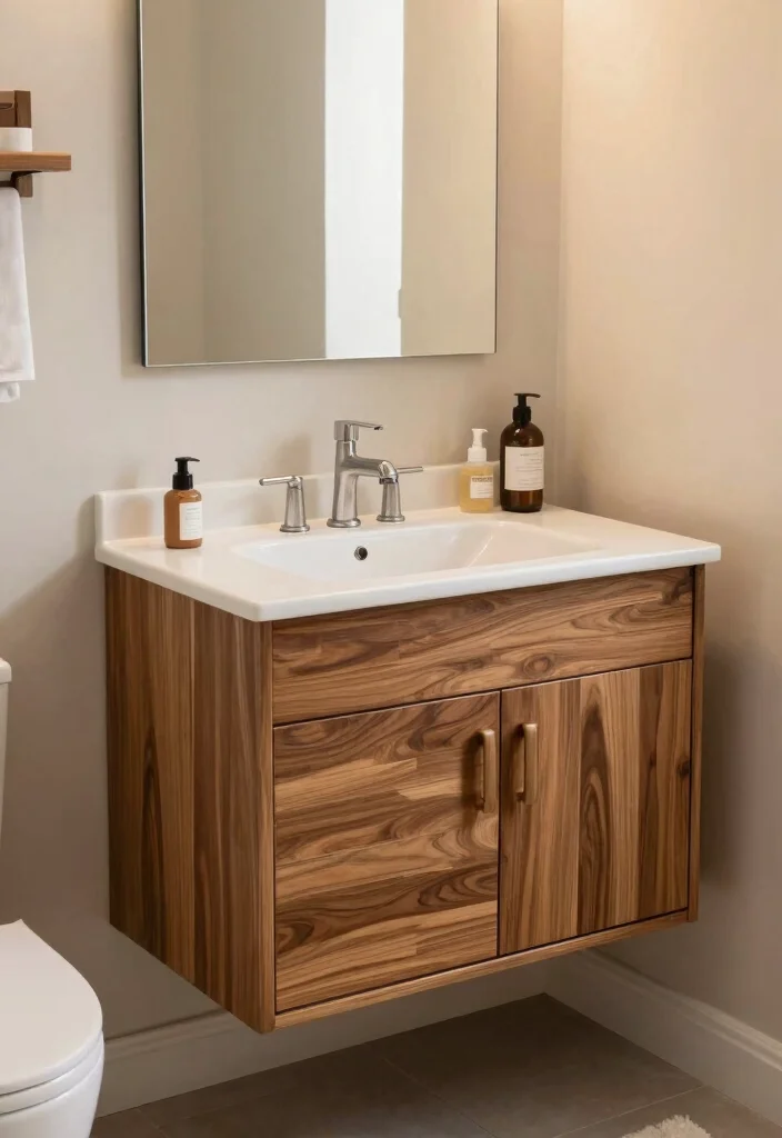 12 Bathroom Sink Cabinet Ideas for Smart Hidden Storage 10. Custom Made Sink Cabinets 0