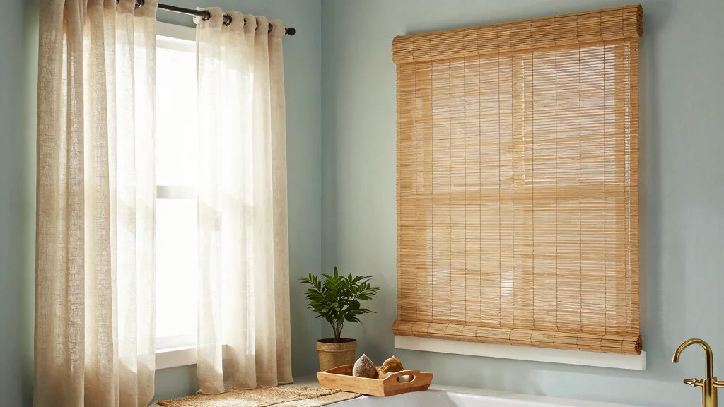 12 Bathroom Window Covering Ideas for Privacy and Light