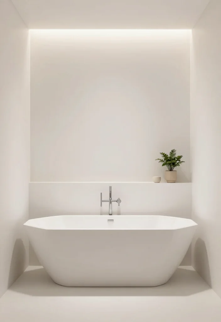 12 Bathtub Bathroom Ideas for Relaxing Everyday Comfort 6. Minimalist Designs 0