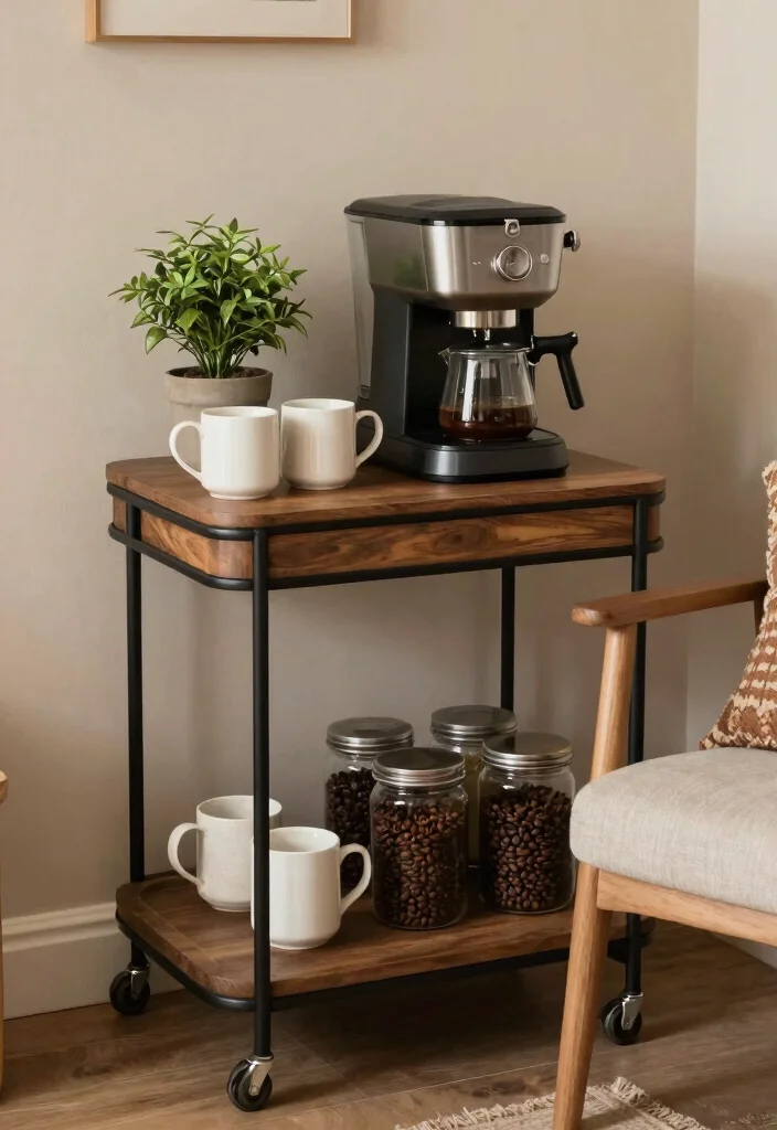 12 Bedroom Lounge Area Ideas for Relaxing Corners 50 12 Bedroom Lounge Area Ideas for Relaxing Corners 10. A Coffee Station for Refreshing Brews 0