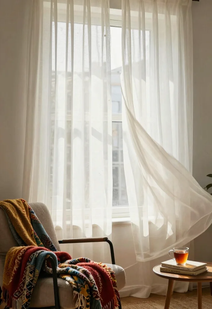 12 Bedroom Lounge Area Ideas for Relaxing Corners 52 12 Bedroom Lounge Area Ideas for Relaxing Corners 12. Soft Curtains for a Dreamy Feel 0