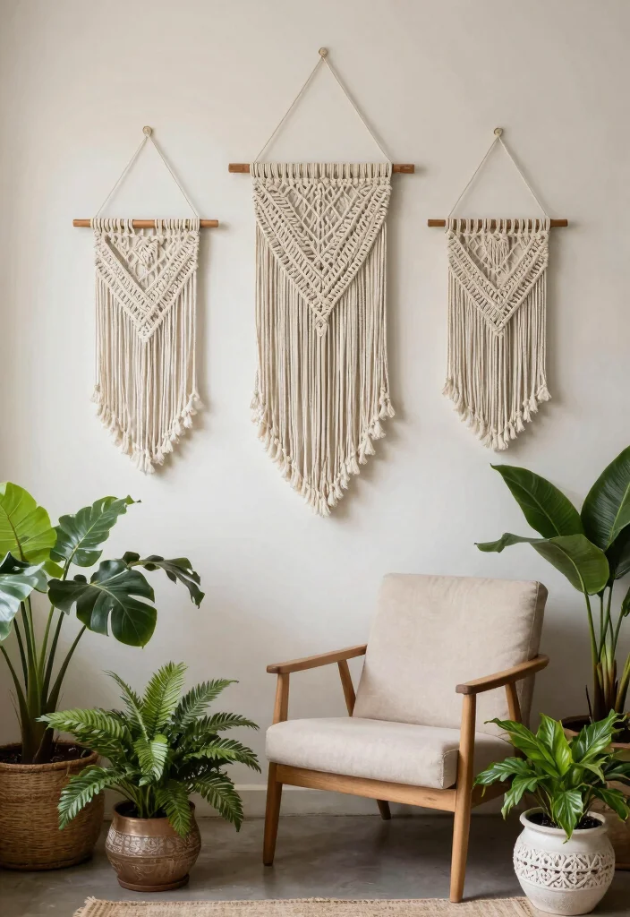 12 Bedroom Lounge Area Ideas for Relaxing Corners 25 12 Bedroom Lounge Area Ideas for Relaxing Corners 5. Macram Wall Hangings for Texture 0