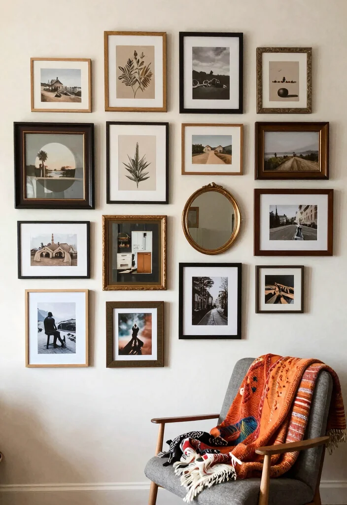 12 Bedroom Lounge Area Ideas for Relaxing Corners 38 12 Bedroom Lounge Area Ideas for Relaxing Corners 8. A Curated Gallery Wall for Personal Touch 0