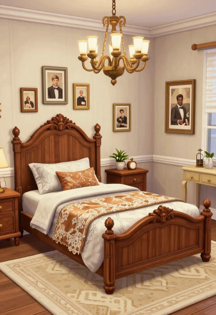 12 Bloxburg Bedroom Ideas for Modern House Builds 52 12 Bloxburg Bedroom Ideas for Modern House Builds 12. Vintage Elegance 0