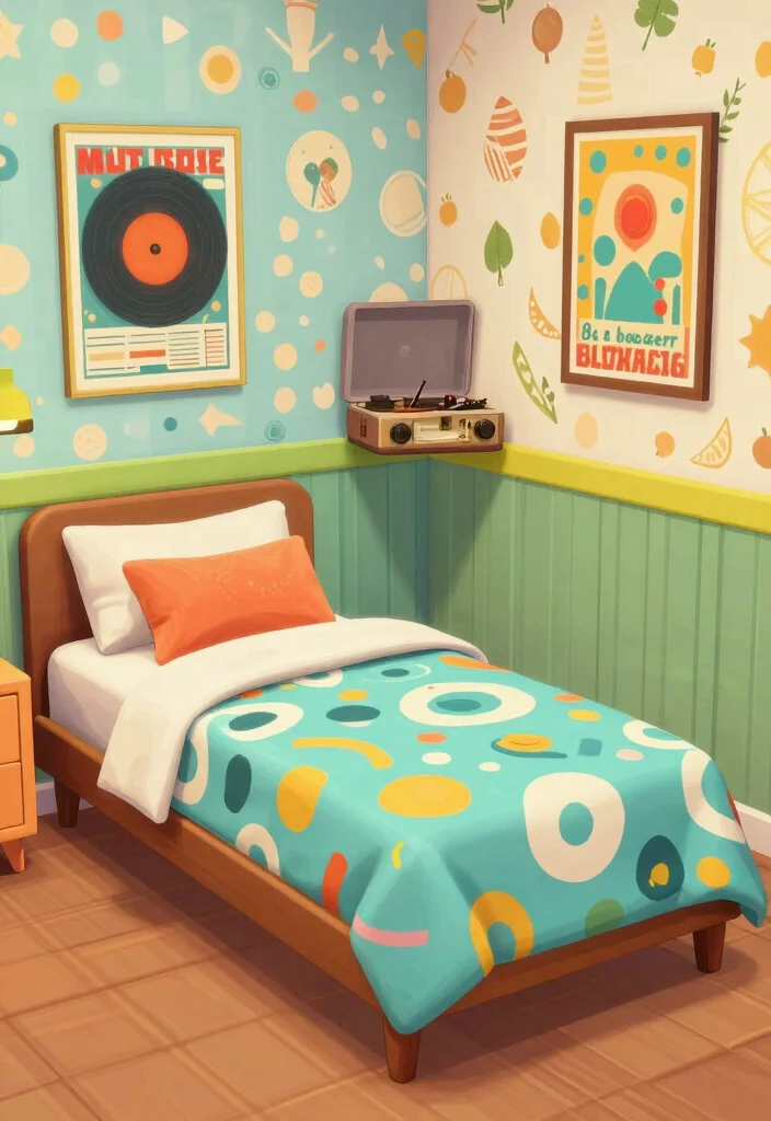 12 Bloxburg Bedroom Ideas for Modern House Builds 16 12 Bloxburg Bedroom Ideas for Modern House Builds 6. Retro Revival 0