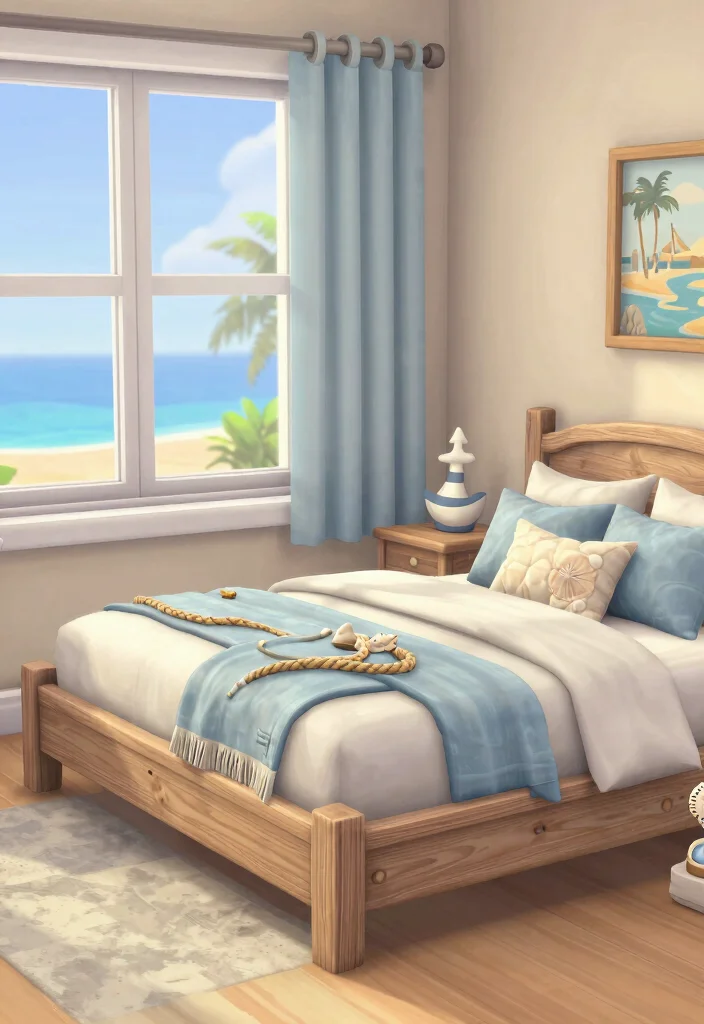 12 Bloxburg Bedroom Ideas for Modern House Builds 17 12 Bloxburg Bedroom Ideas for Modern House Builds 7. Coastal Calm 0