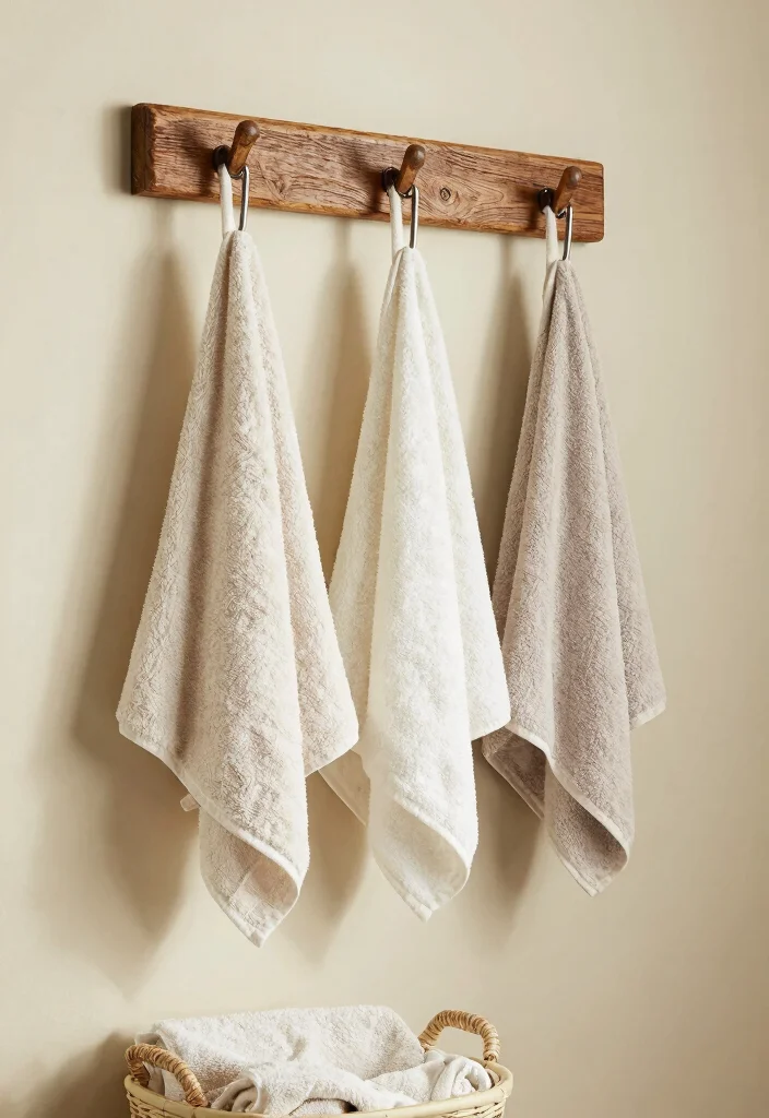 12 Budget Friendly Small Bathroom Decor Ideas That Work 16 12 Budget Friendly Small Bathroom Decor Ideas That Work 6. Rustic Towel Hooks 0