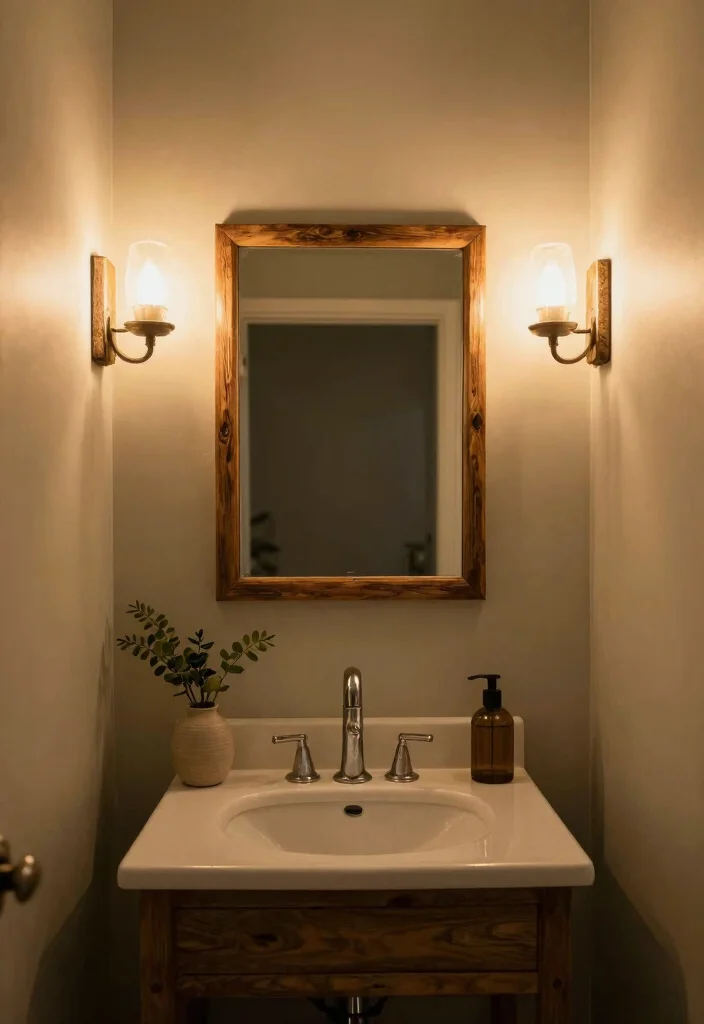 12 Budget Friendly Small Bathroom Decor Ideas That Work 49 12 Budget Friendly Small Bathroom Decor Ideas That Work 9. Soft Lighting Options 0