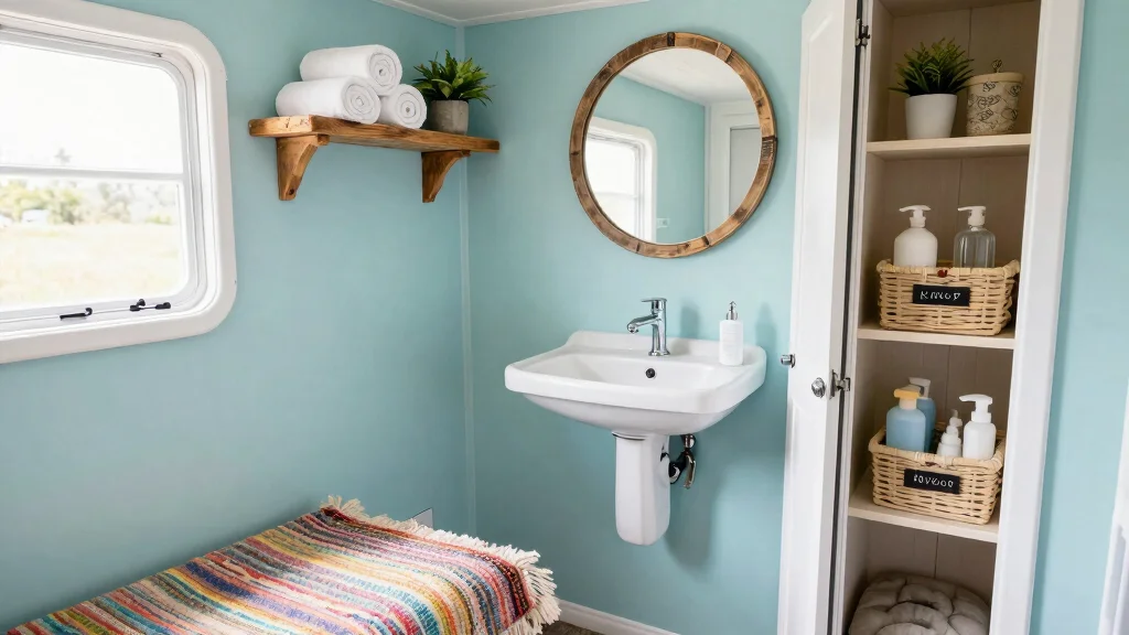 12 Camper Bathroom Ideas with Clever Space Solutions
