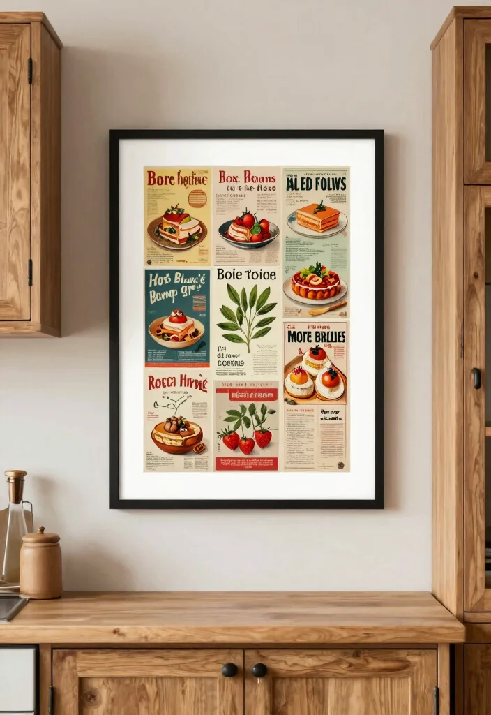 12 Decorating Above Kitchen Cabinet Ideas That Add Height 8. Whimsical Wall Art 0