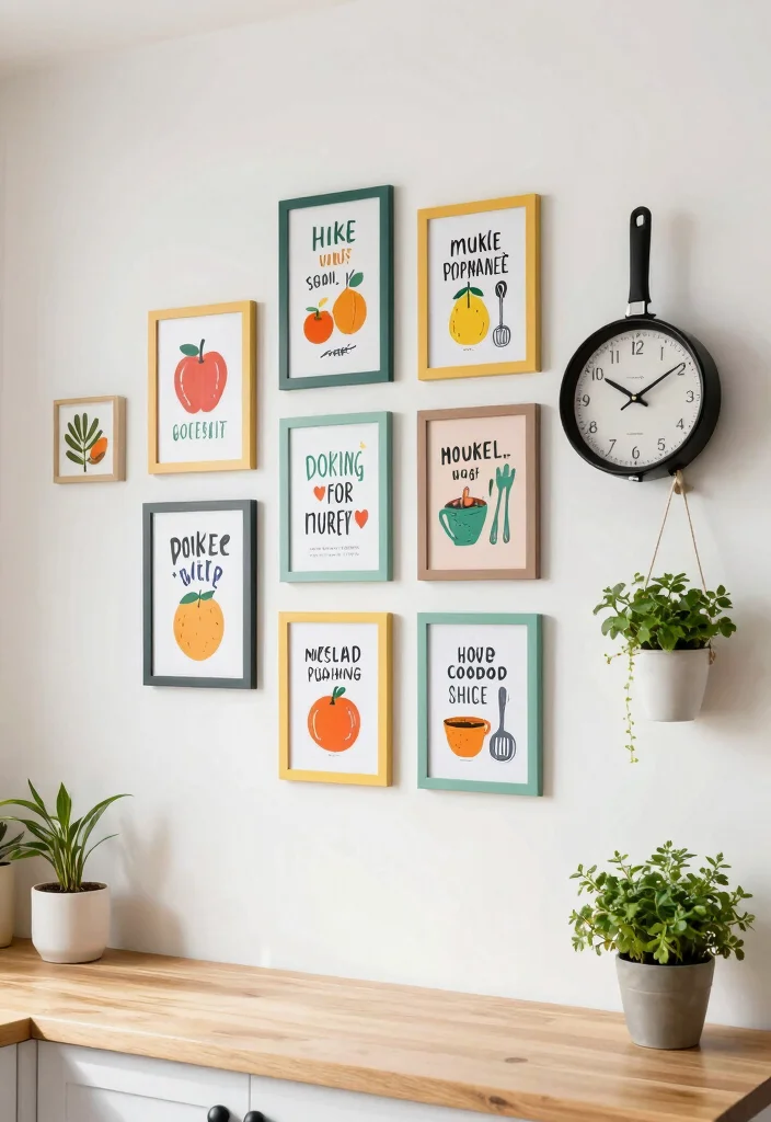 12 Fun Kitchen Ideas with Playful Personality 1 12 Fun Kitchen Ideas with Playful Personality 1. Whimsical Wall Art 0