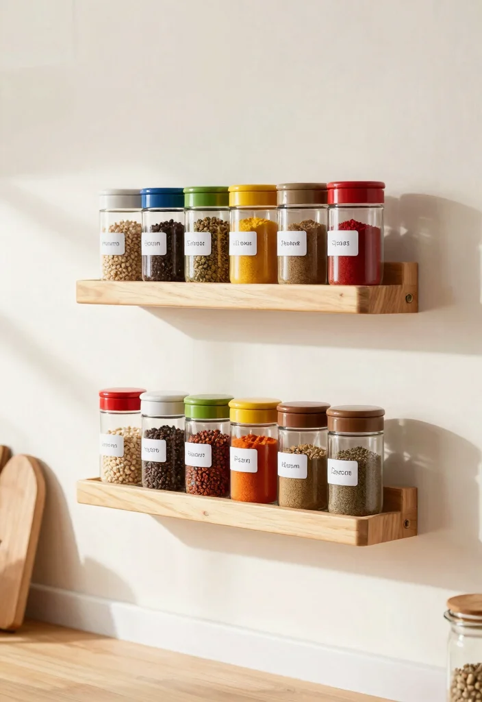 12 Fun Kitchen Ideas with Playful Personality 52 12 Fun Kitchen Ideas with Playful Personality 12. Creative Spice Racks 0