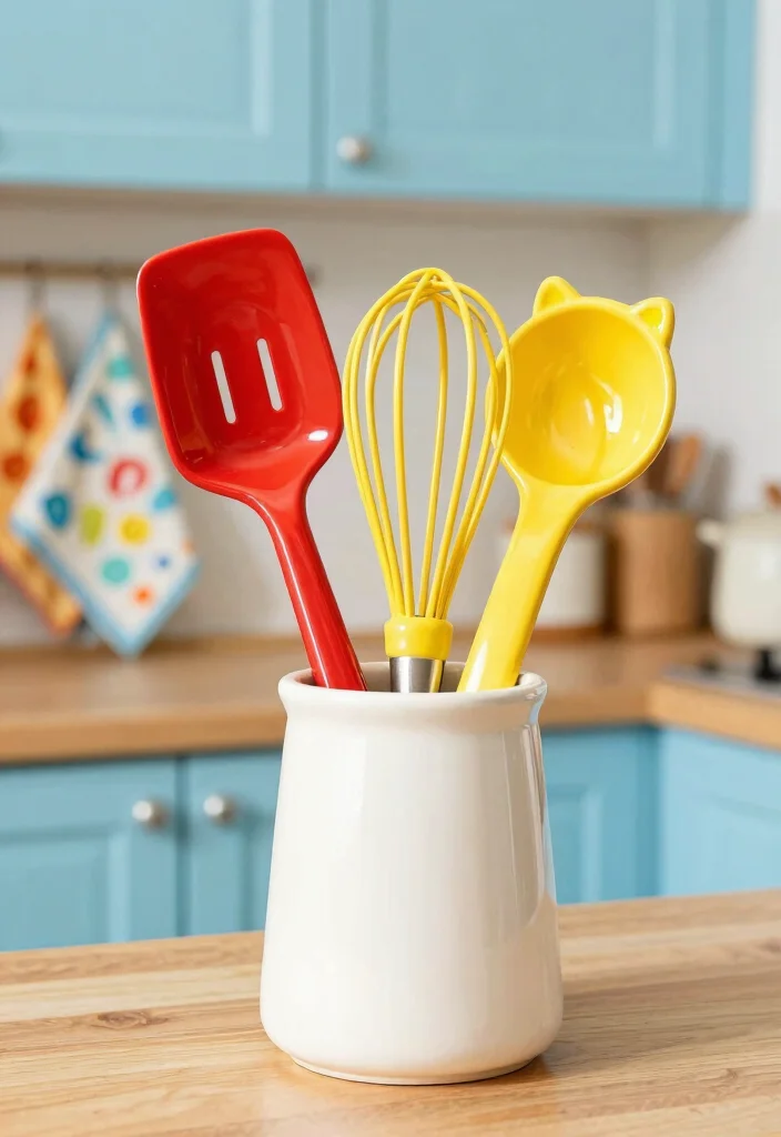 12 Fun Kitchen Ideas with Playful Personality 2 12 Fun Kitchen Ideas with Playful Personality 2. Quirky Utensils 0