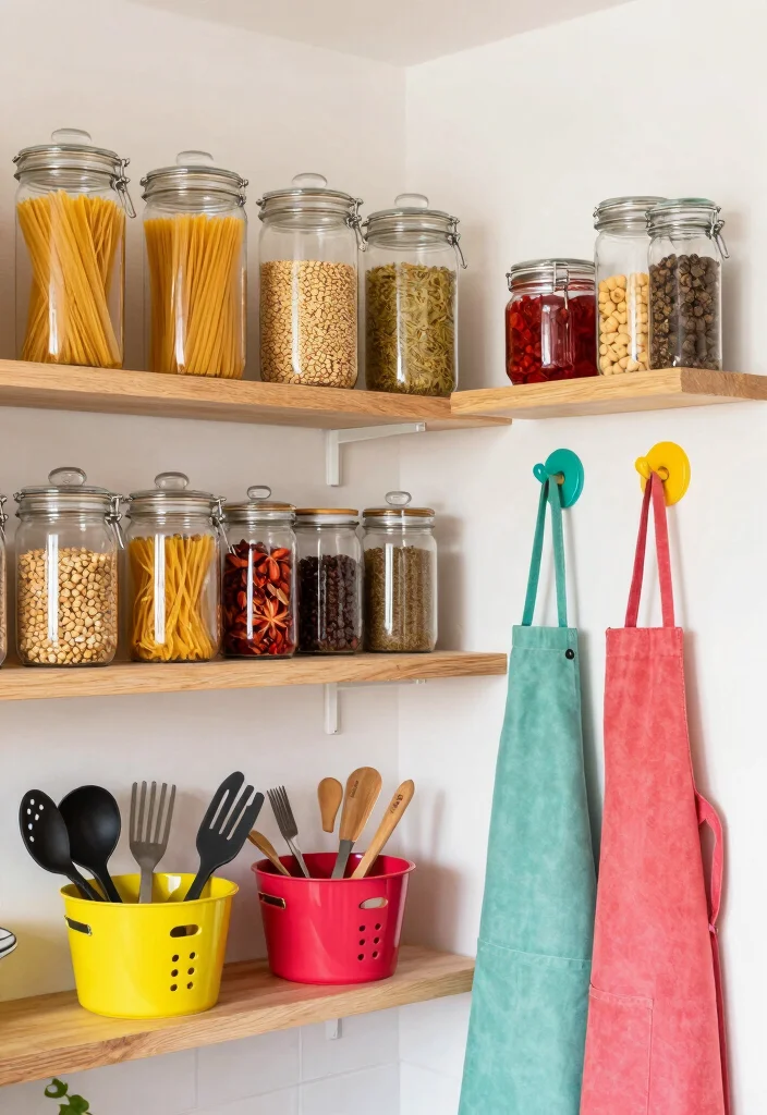 12 Fun Kitchen Ideas with Playful Personality 27 12 Fun Kitchen Ideas with Playful Personality 7. Creative Storage Solutions 0