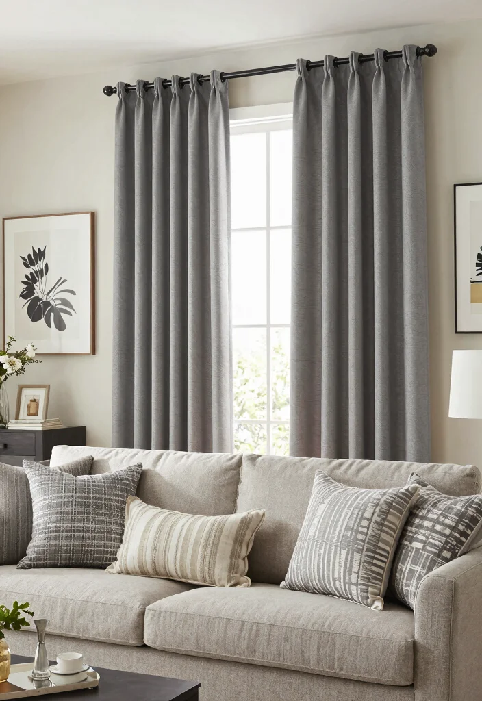 12 Grey Curtain Living Room Ideas for Soft Neutrals Conclusion 0