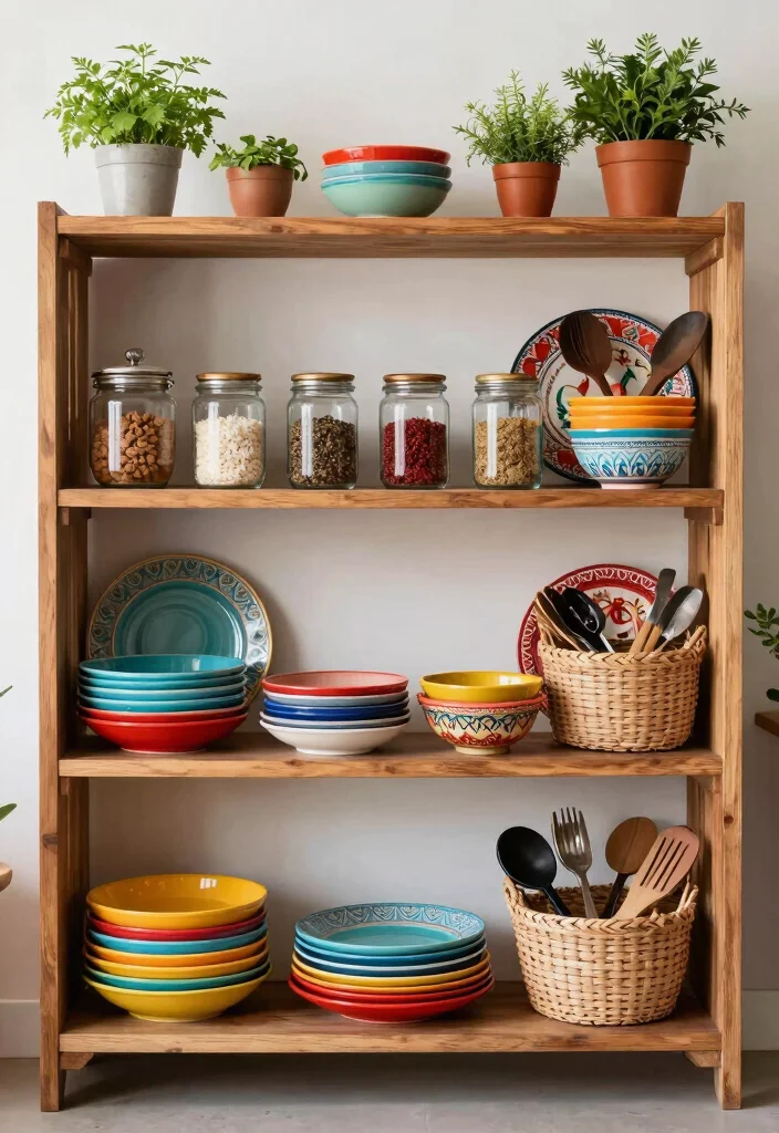 12 Indian Kitchen Store Room Ideas for Organized Storage 3. Open Shelving for Easy Access 0