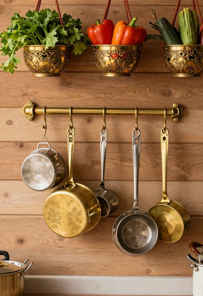 12 Indian Kitchen Store Room Ideas for Organized Storage 6. Hanging Storage Solutions 0