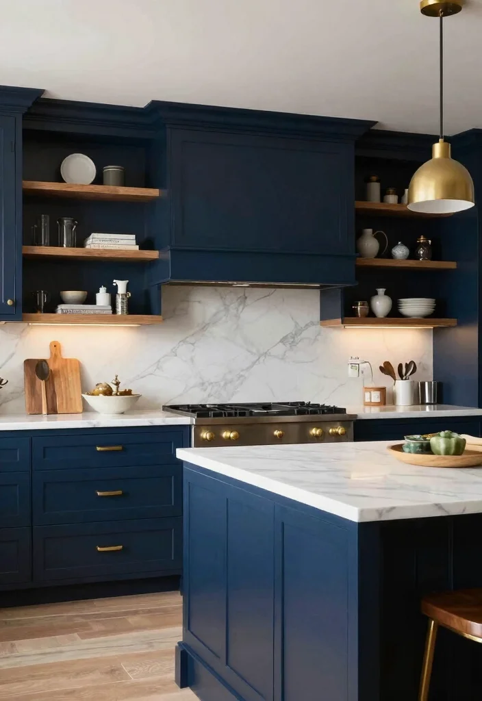 12 Kitchen Cabinet Paint Ideas for an Easy Refresh 3 12 Kitchen Cabinet Paint Ideas for an Easy Refresh 3. Deep Navy Blue Classy and Timeless 0